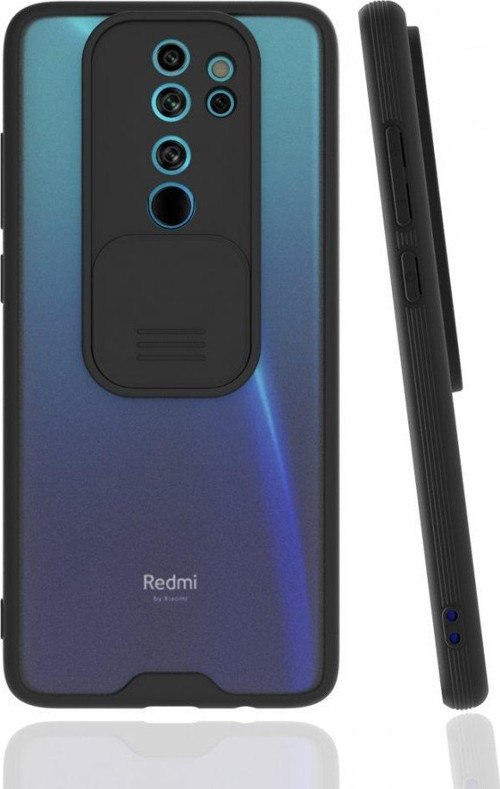 Xiaomi Redmi Note 8 Pro Kılıf Platin Kamera Koruma Silikon - Siyah