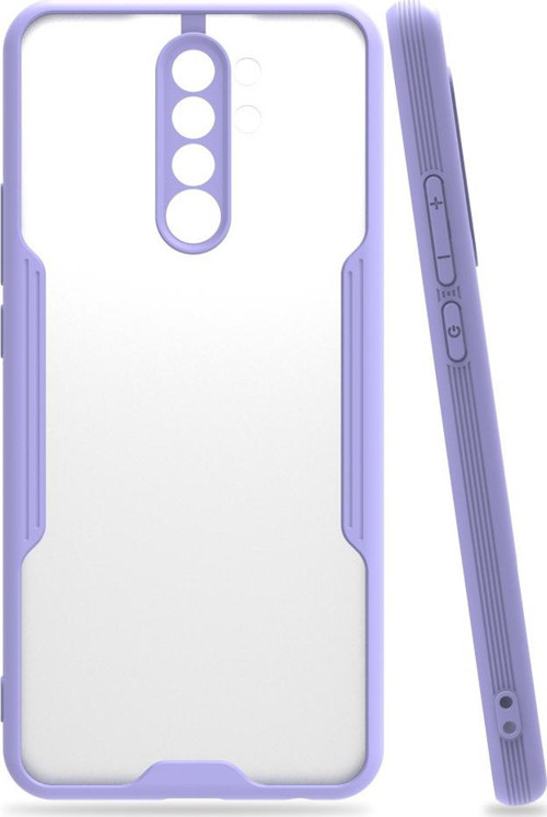 Xiaomi Redmi Note 8 Pro Kılıf Platin Silikon - Lila
