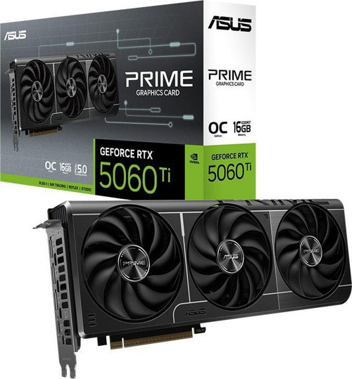 PRIME GeForce RTX 5060 Ti 16GB OC Edition GDDR7 128Bit DLSS 4 NVIDIA Ekran Kartı