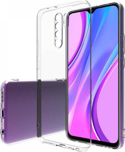 Xiaomi Redmi 9 Kılıf Lüx Şeffaf Silikon - Şeffaf