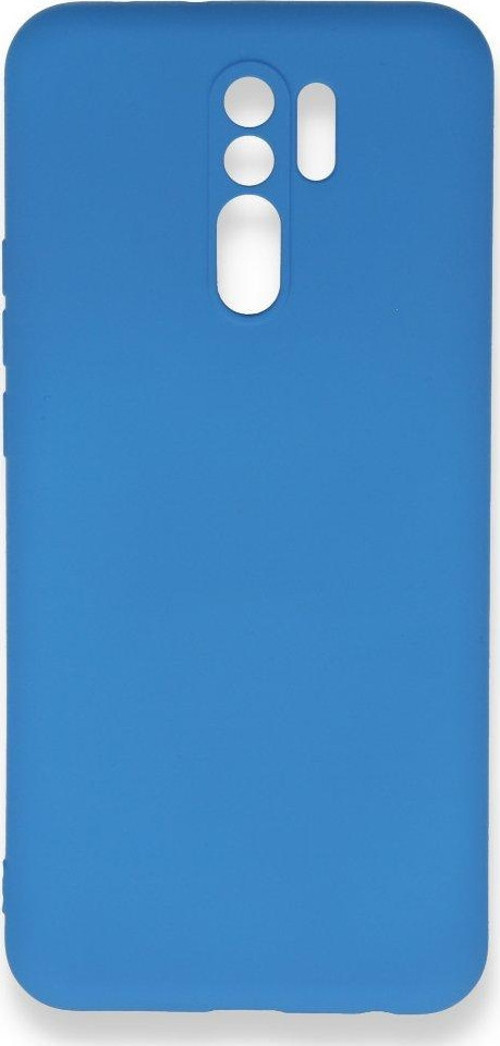 Xiaomi Redmi 9 Kılıf Nano İçi Kadife Silikon - Mavi