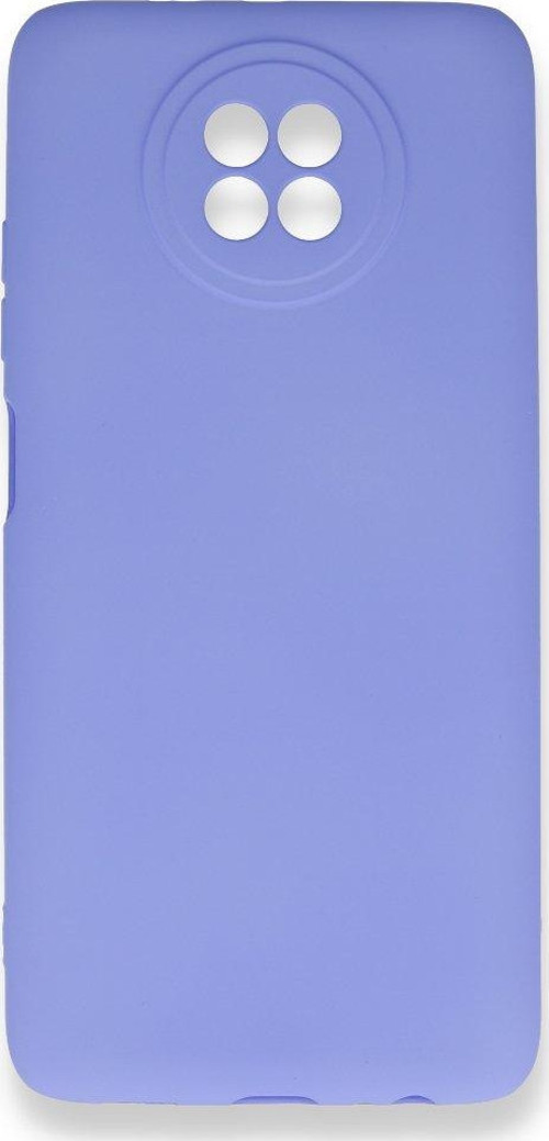 Xiaomi Redmi Note 9 5G Kılıf Premium Rubber Silikon - Mavi