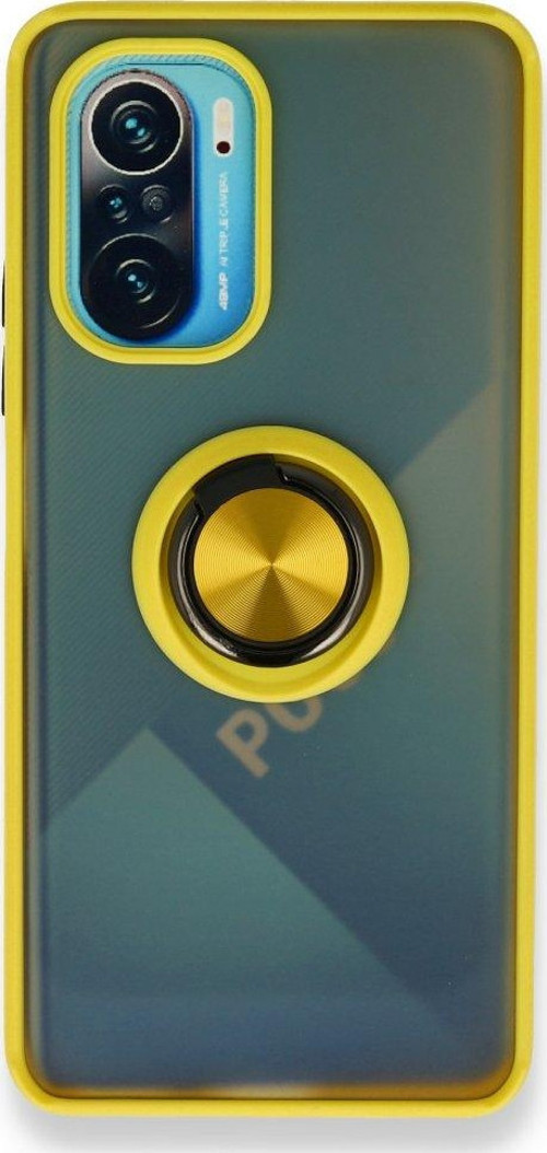 Xiaomi Redmi K40 Pro Kılıf Montreal Yüzüklü Silikon Kapak