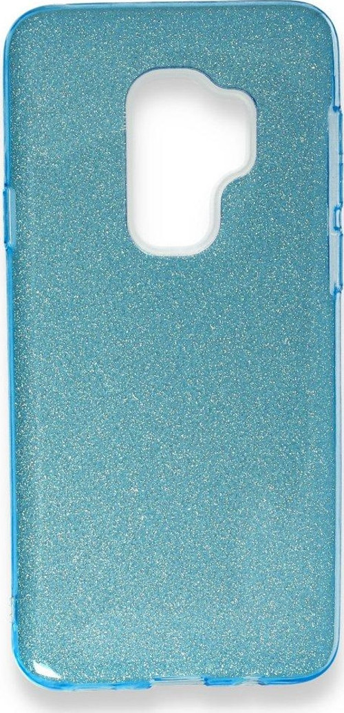 Samsung Galaxy S9 Plus Kılıf Simli Katmanlı Silikon - Turkuaz