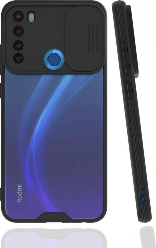 Xiaomi Redmi Note 8 Kılıf Platin Kamera Koruma Silikon - Siyah