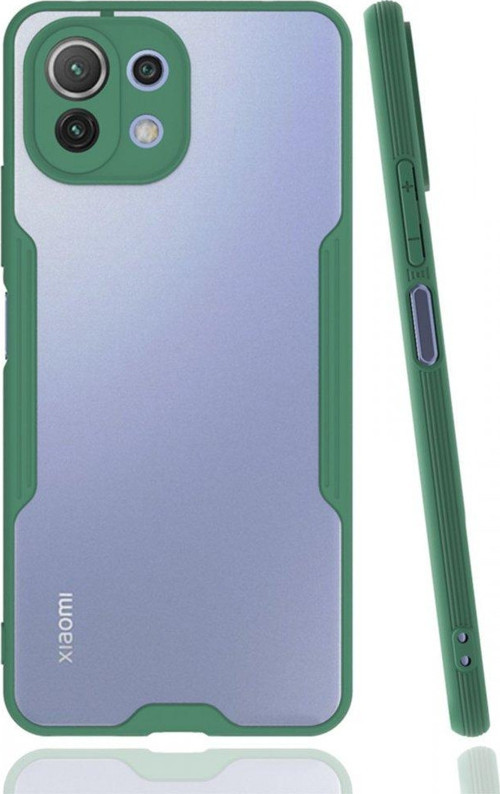 Xiaomi Mi 11 Lite Kılıf Platin Silikon - Yeşil
