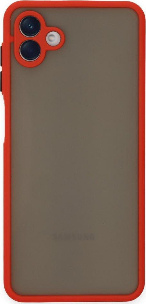 Samsung Galaxy A04 Kılıf Montreal Silikon Kapak - Kırmızı