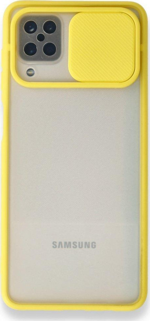 Samsung Galaxy M12 Kılıf Palm Buzlu Kamera Sürgülü Silikon