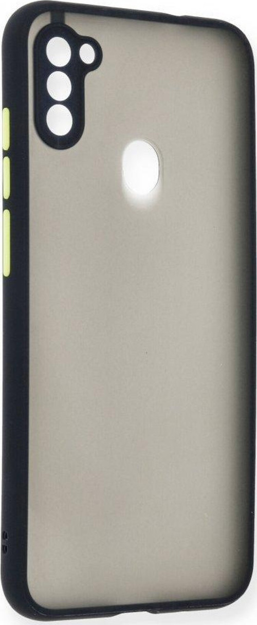 Samsung Galaxy A11 Kılıf Montreal Silikon Kapak - Lacivert