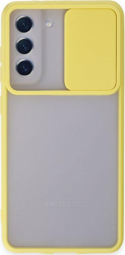 Samsung Galaxy S21 Fe Kılıf Palm Buzlu Kamera Sürgülü Silikon