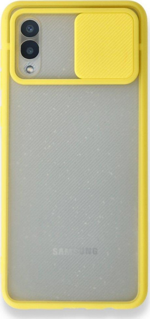 Samsung Galaxy A02 Kılıf Palm Buzlu Kamera Sürgülü Silikon