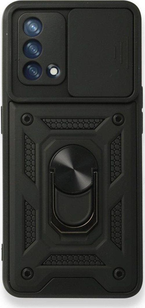 Oppo A74 4G Kılıf Pars Lens Yüzüklü Silikon