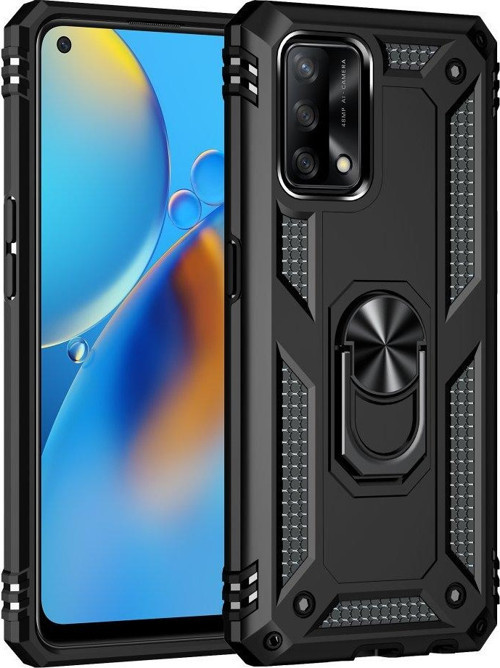 Oppo A74 4G Kılıf Sofya Yüzüklü Silikon Kapak