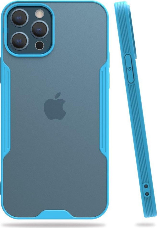 İphone 12 Pro Kılıf Platin Silikon - Mavi