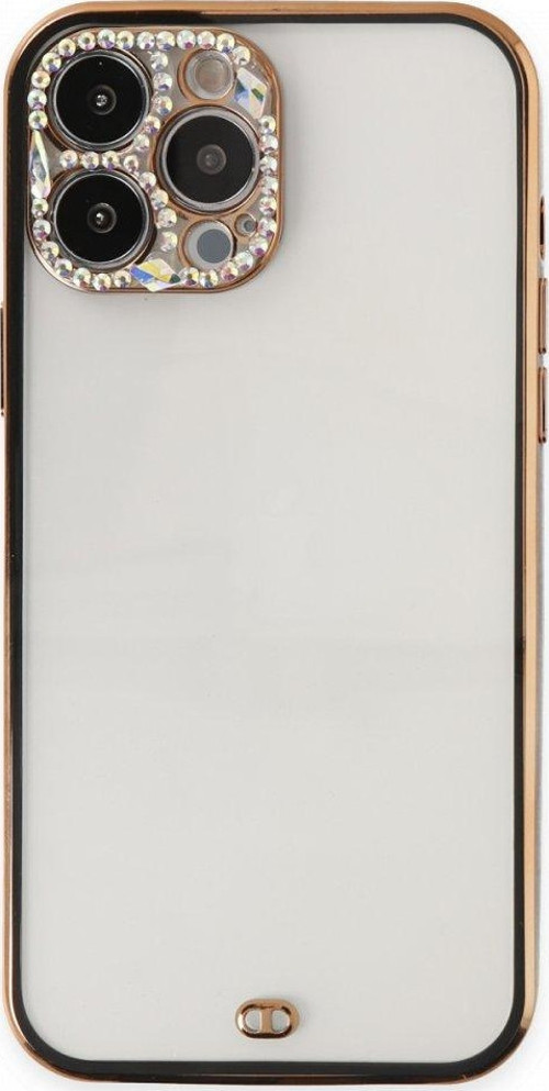 İphone 13 Pro Max Kılıf Liva Taşlı Silikon