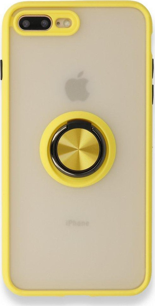 İphone 8 Plus Kılıf Montreal Yüzüklü Silikon Kapak