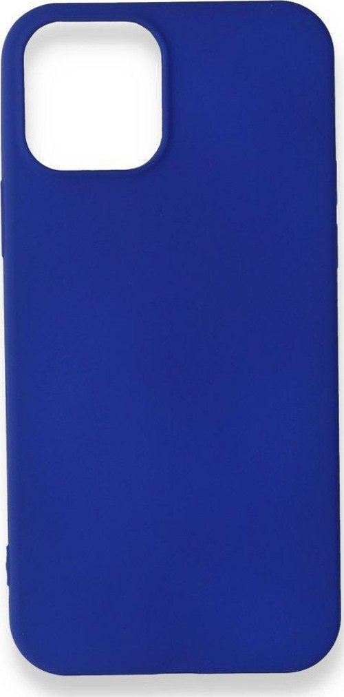 İphone 12 Pro Kılıf Premium Rubber Silikon - Lacivert