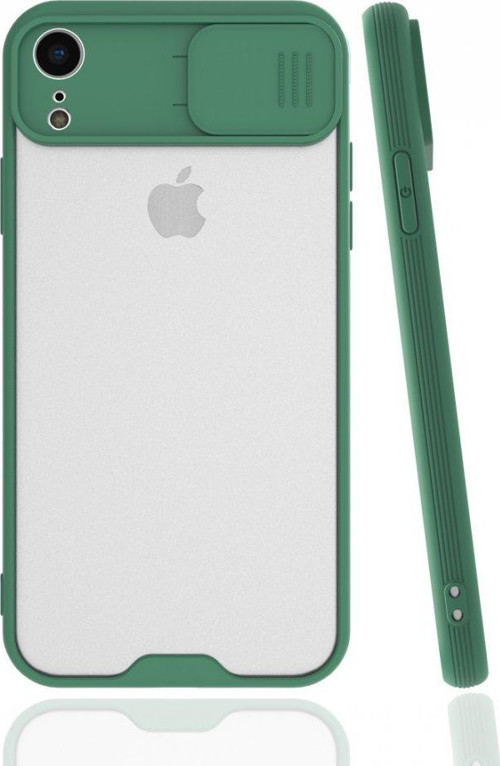 İphone Xr Kılıf Platin Kamera Koruma Silikon - Yeşil