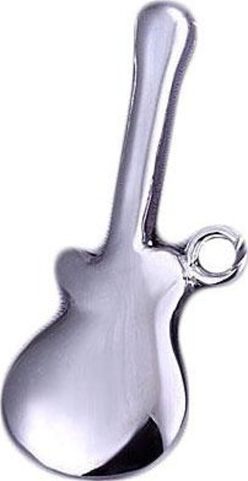 Hediyelik Gitar Kolye Ucu Gümüş Gku