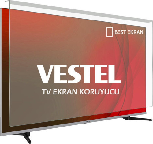 Vestel 58U9500 Tv Ekran Koruyucu - Vestel 58" inç 146 EKRAN Kırılmaz Tv KORUYUCU