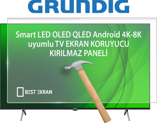 Grundig 55 GJU 7500 B Tv Ekran Koruyucu - Grundig 55" inç 139 cm Koruyucu 55GJU7500B