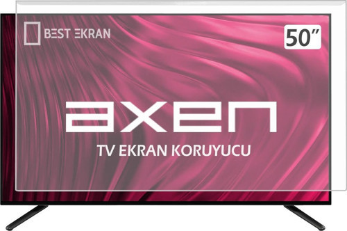 Axen AX50FILM252 Tv Ekran Koruyucu - Axen 50" inç Çerçevesiz led webos