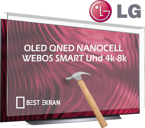 LG OLED77C46LA Tv Ekran Koruyucu - LG 77" inç OLED EVO WEBOS Tv Ekran Koruyucu