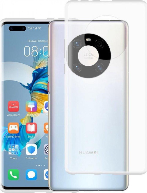 Huawei Mate 40 Pro Kılıf Lüx Şeffaf Silikon