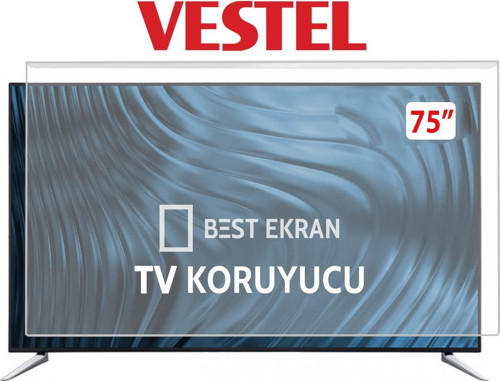 Vestel 75U9400 TV EKRAN KORUYUCU - Vestel 75" inç TV Koruyucu