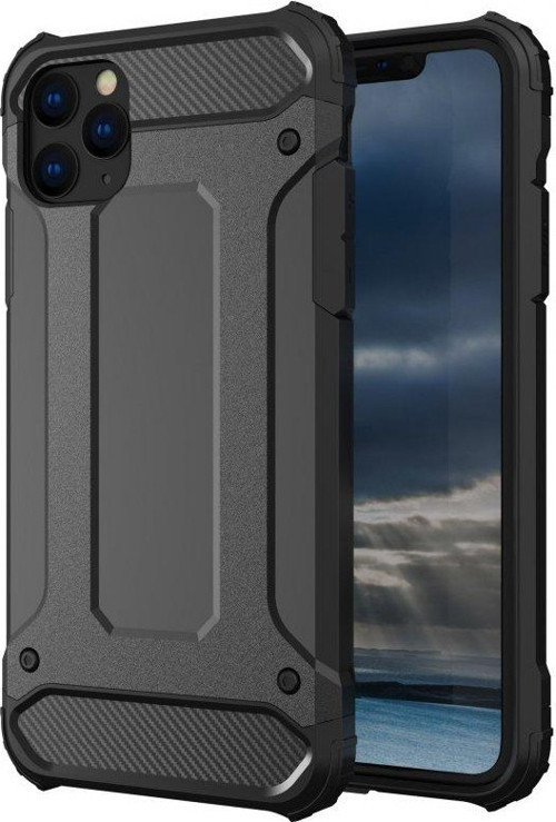 İphone 11 Pro Max Kılıf Tank Silikon Kapak - Siyah