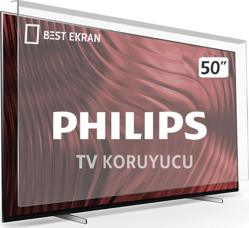 Philips 50PUS8507 Tv Ekran Koruyucu - Philips 50" inç 126 cm Tv Ekran Koruyucu