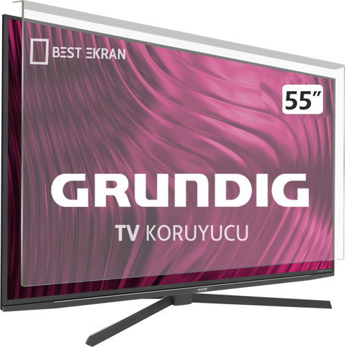 Grundig 55 GGU 9760 B Tv Ekran Koruyucu - Grundig 55" inç Tv Ekran Koruyucu 55GGU9760B
