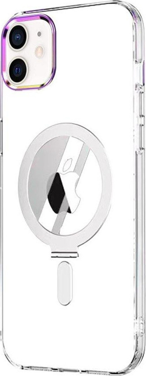 İphone 11 Kılıf Mudo Magneticsafe Standlı Kapak - Şeffaf