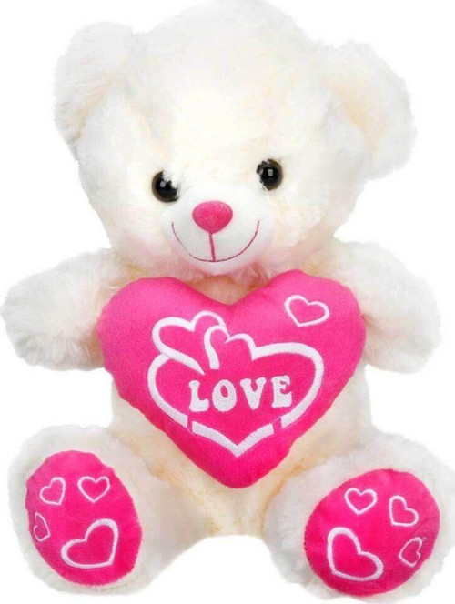 01000 Kalpli Peluş Ayı 30 Cm