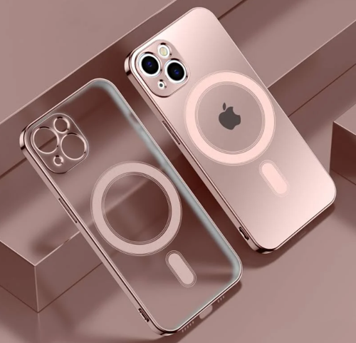 Apple İphone 13 Uyumlu Kılıf Magsafe Wireles Şarj Özellikli Şeffaf Kapak