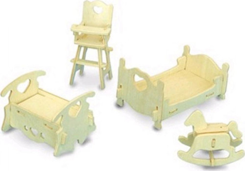 3D Ahşap Puzzle - Çocuk Odası