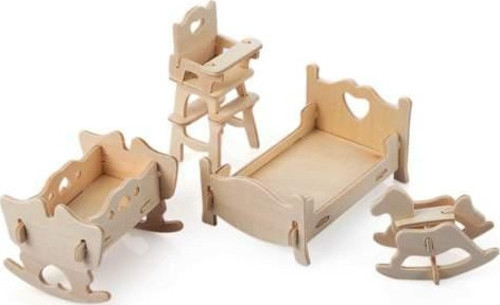3D Ahşap Puzzle - Çocuk Odası