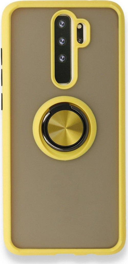 Xiaomi Redmi Note 8 Pro Kılıf Montreal Yüzüklü Silikon Kapak
