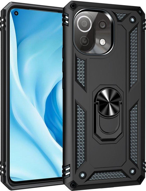 Xiaomi Mi 11 Lite Kılıf Sofya Yüzüklü Silikon Kapak
