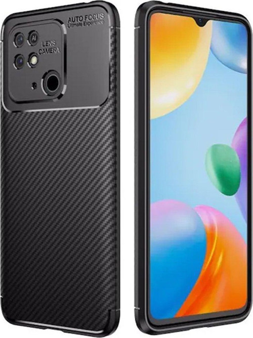 Xiaomi Redmi 10C Kılıf Focus Karbon Silikon