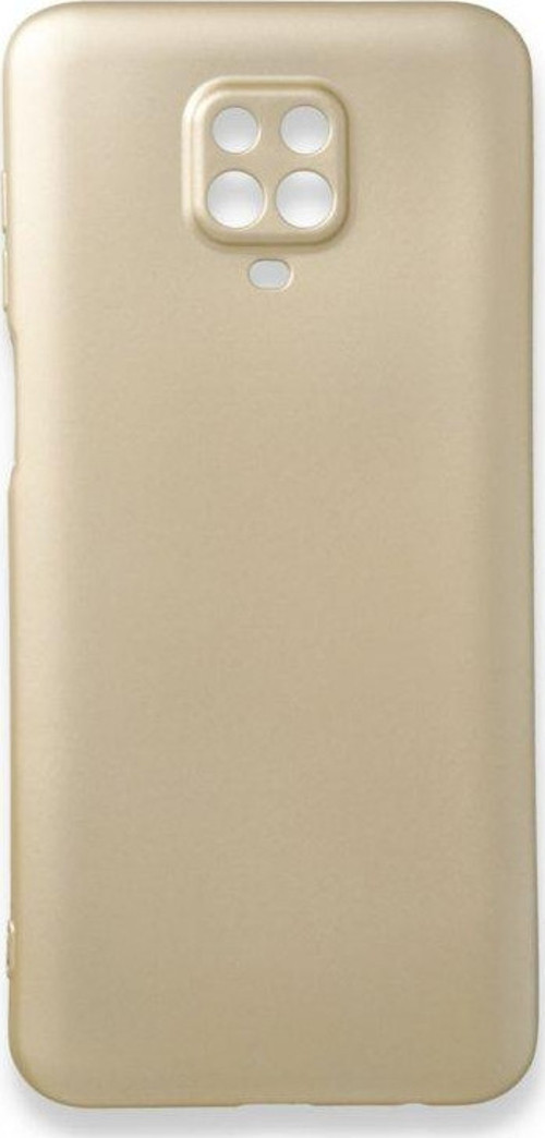 Xiaomi Redmi Note 9S Kılıf Premium Rubber Silikon - Gold