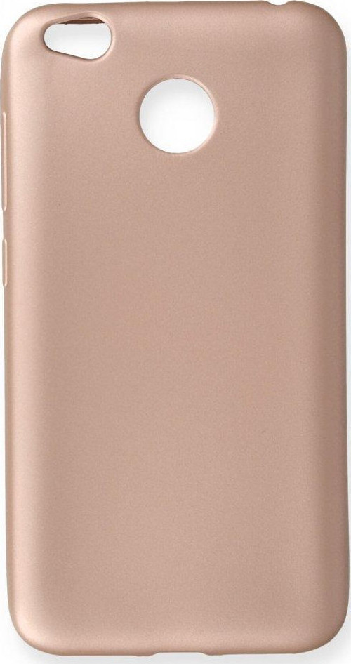 Xiaomi Redmi 4X Kılıf Premium Rubber Silikon - Rose Gold