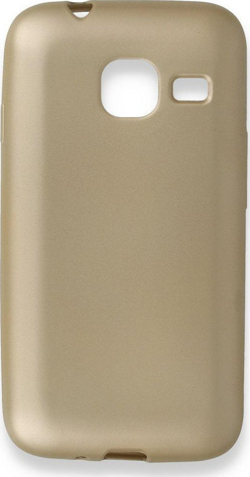Samsung Galaxy J1 Mini Kılıf Premium Rubber Silikon - Gold