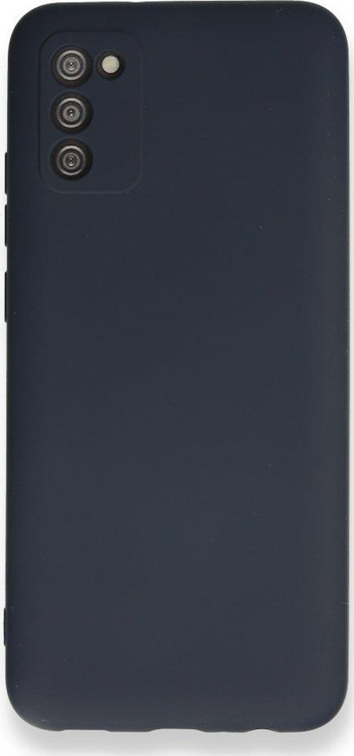 Samsung Galaxy A02S Kılıf Nano İçi Kadife Silikon - Lacivert