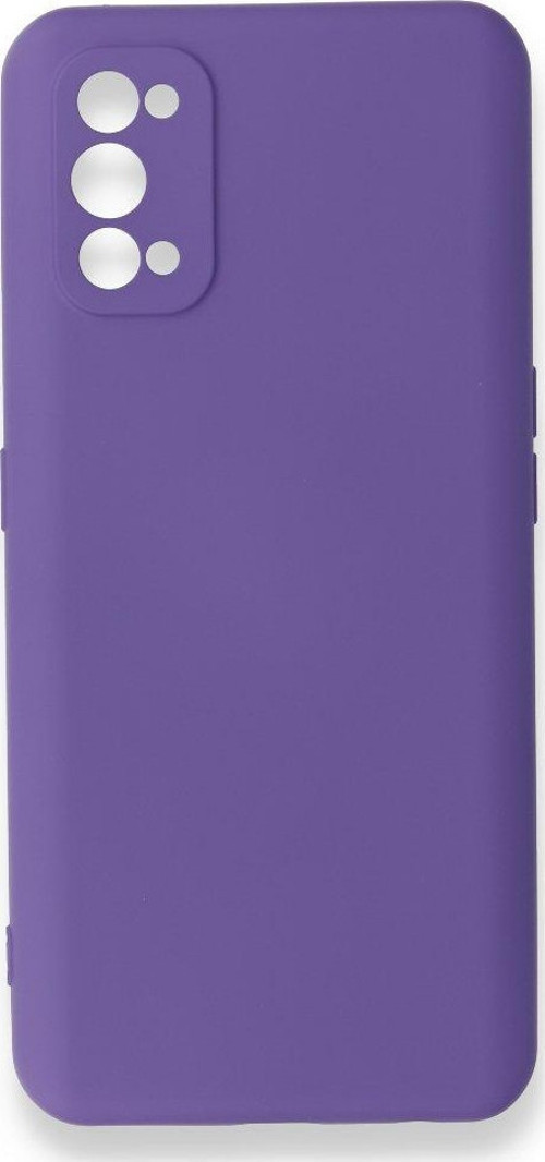 Realme 7 Pro Kılıf Nano İçi Kadife Silikon - Mor