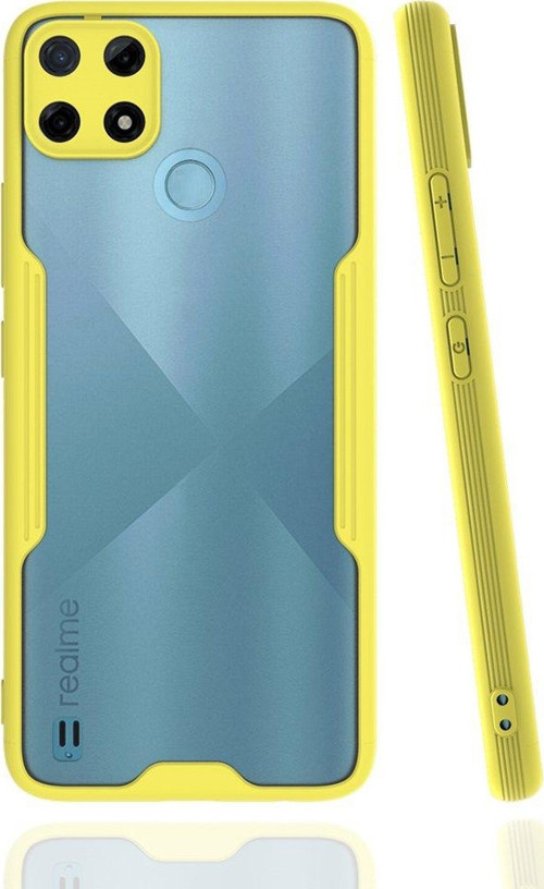 Realme C25Y Kılıf Platin Silikon
