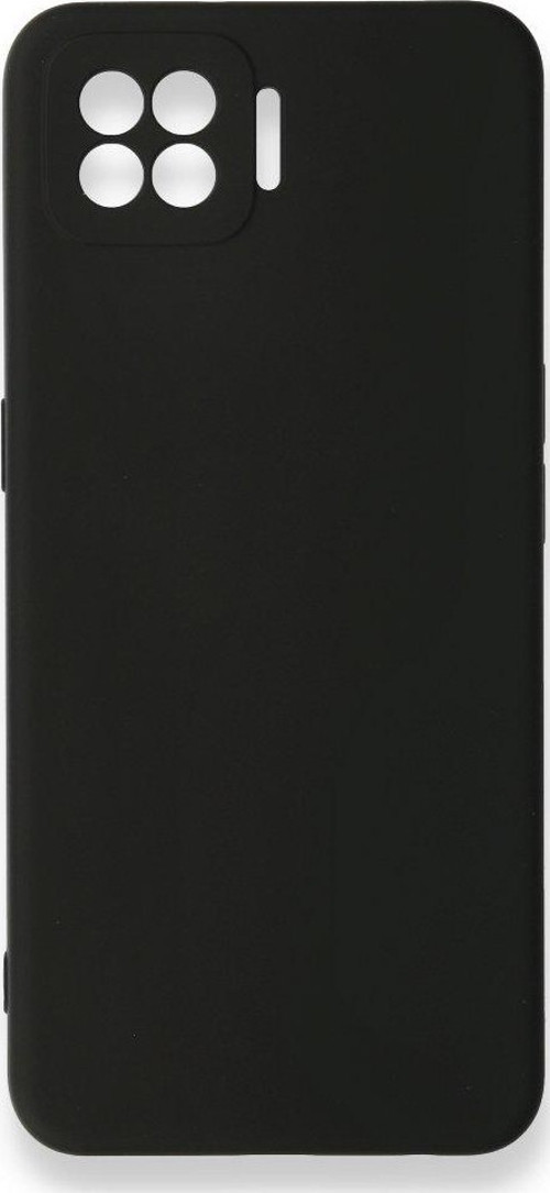 Oppo A73 Kılıf Nano İçi Kadife Silikon - Siyah
