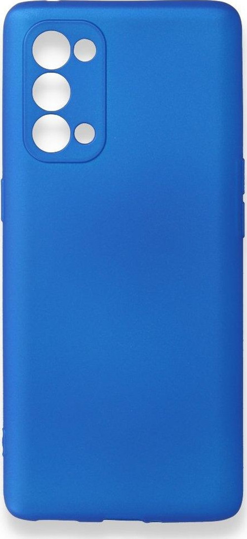 Oppo Reno 5 Pro Kılıf Premium Rubber Silikon - Mavi
