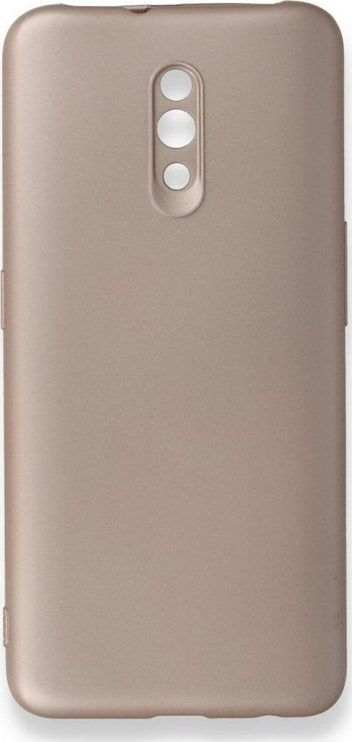 Oppo Reno Kılıf Premium Rubber Silikon - Rose Gold