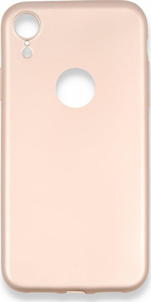 İphone Xr Kılıf Premium Rubber Silikon - Rose Gold